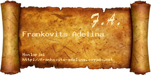 Frankovits Adelina névjegykártya